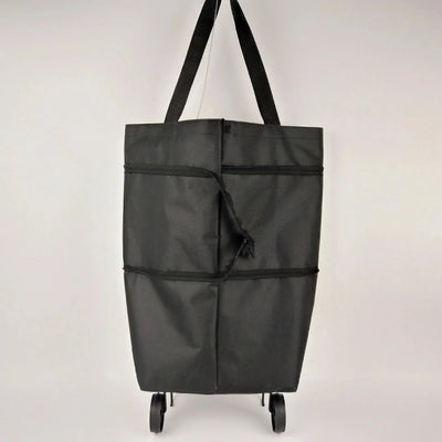 1PC Folding Shopping Bag, Portable Tugboat Bag, Grocery Bag, Large Capacity Supermarket Bag