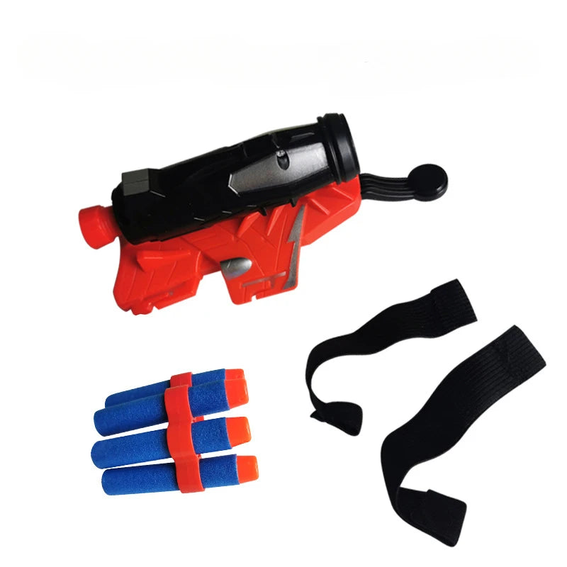 Soft Bullets Launcher Spray Wrist With Gloves Launching Soft Bomb Toy Gun Outdoor Games Toys