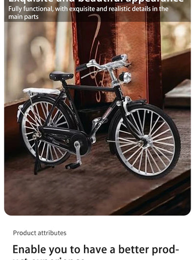 Two Eight Bars Bicycle Model Ornament Retro Nostalgic Decorations Desktop Small Ornaments Home Decorations