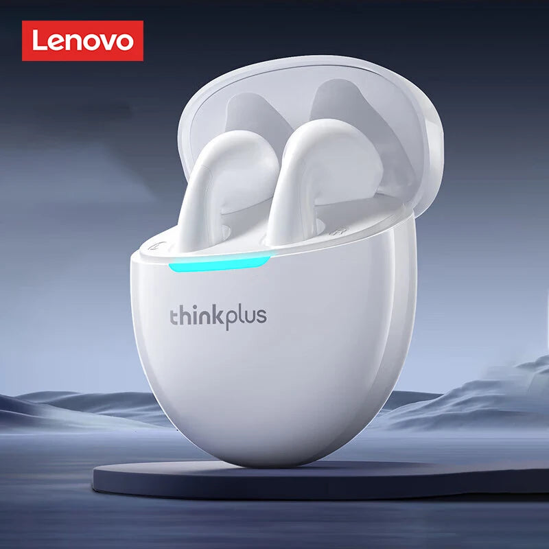 Original Lenovo LP48 TWS Wireless Bluetooth V5.4 Earphones Half-In-Ear Music Earbuds Ultra-Long Battery Life HD Call Headphones