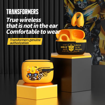 Transformers TF-T05 Earphones Bluetooth 5.3 Ear Clip Wireless Headphones Touch Control Earbuds Gaming Earphone Long Battery New