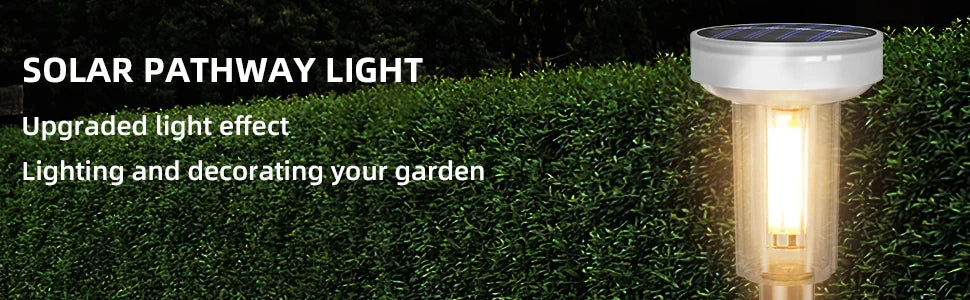 Outdoor solar lawn lights, landscape passage lights, waterproof warm white, decorating courtyards、gardens