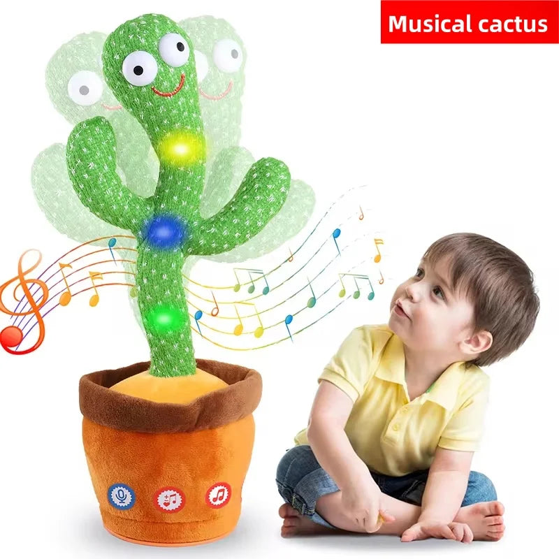 1 Piece -Talking And Dancing Cactus Toy For Baby Boys And Girls,Singing Imitation Recording,Gift That Can Talk To You Repeatedly