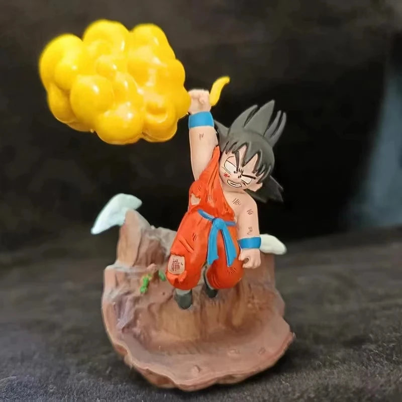 9cm Anime Dragon Ball Figures Evil Containment Wave Son Goku Action Figure Super Saiyan Pvc Statue Collectible Model Toys Gift