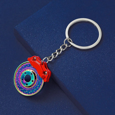 Creative Gear Head Keychain Speed Gearbox Keyring for Car Key Turbo Hub Brake Disc Pendant Shock Absorber Keys New Wholesale