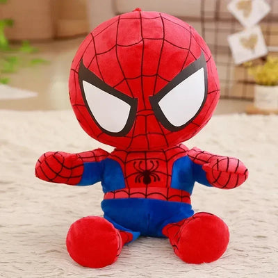 25/35cm Marvel Spiderman Plush Toy Soft Stuffed Cartoon Stuffed Doll Large Plush Boy Cloth Doll Pillow Kid Christmas Gift