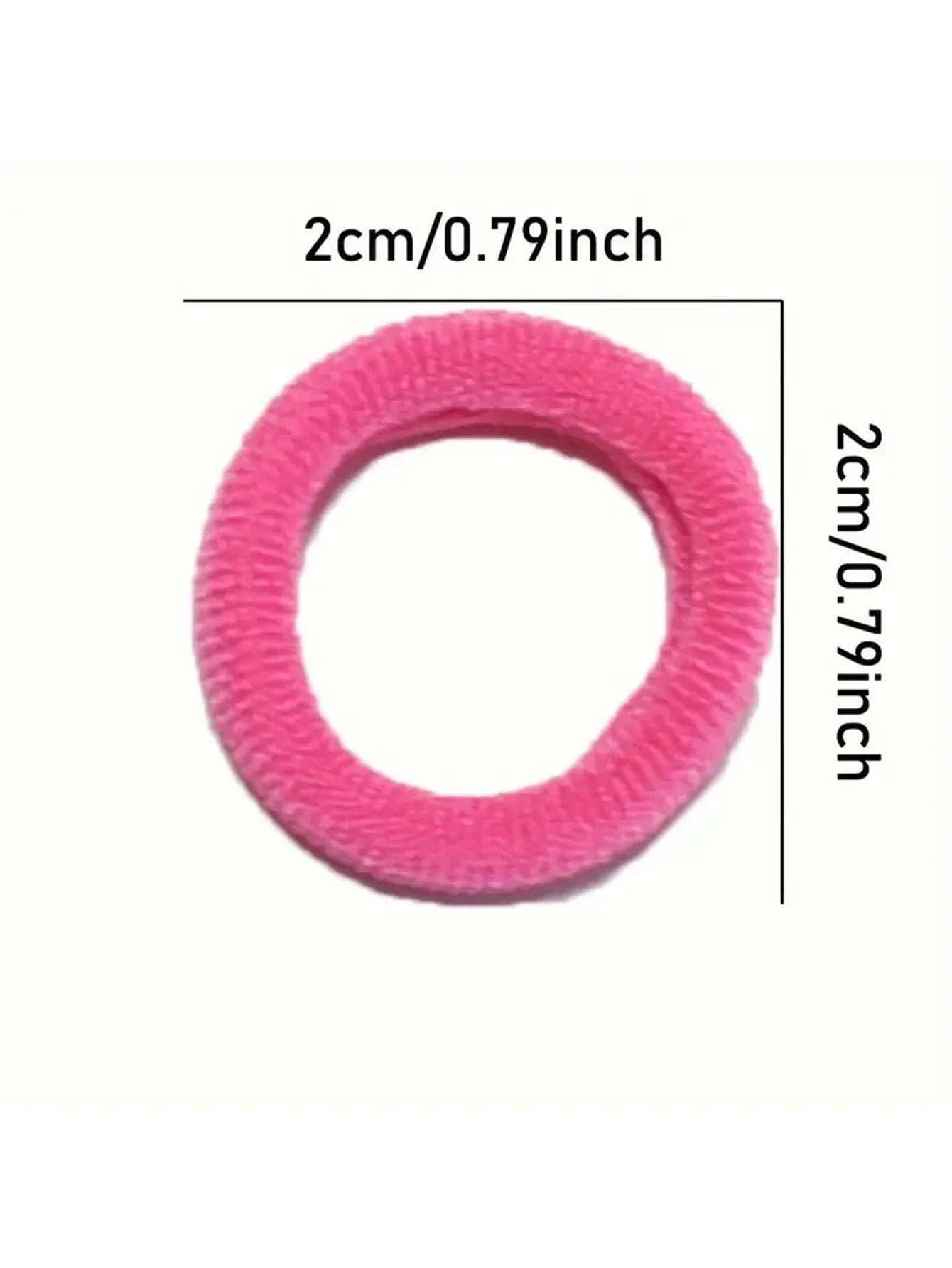 200PCS Women Girls Colorful Nylon Elastic Hair Bands Ponytail Hold Small Hair Tie Rubber Bands Scrunchie Hair Accessories