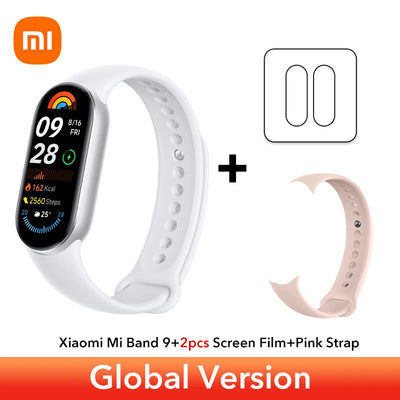 Global Version Xiaomi Smart Band 9 150+ sports modes 1.62'' AMOLED display Colourful metallic frame All-day blood oxygen