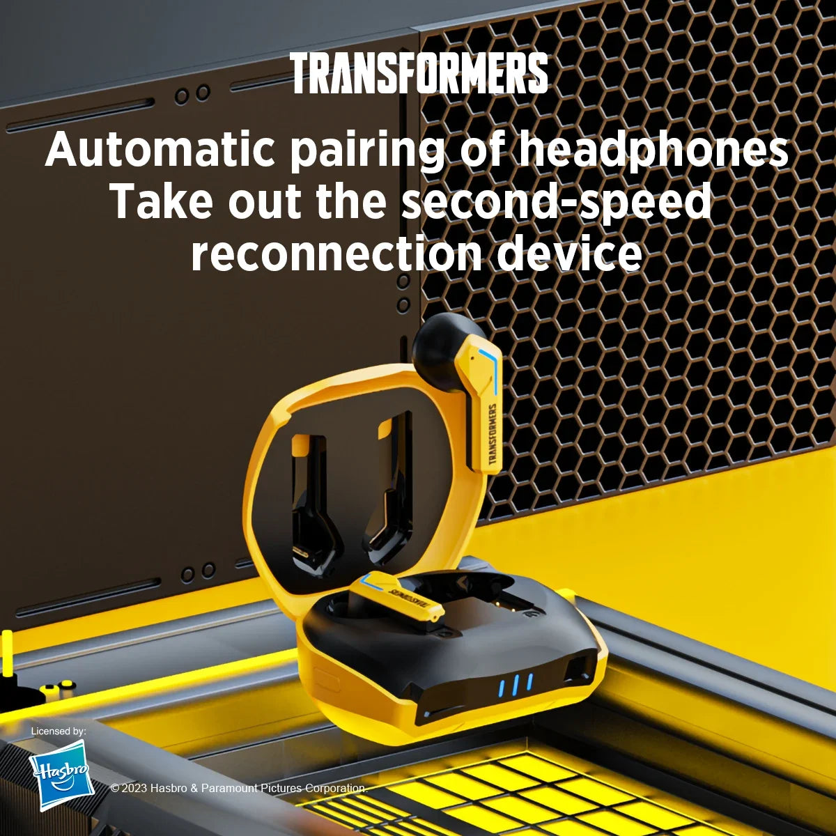 Transformers TF-T06 Bluetooth 5.3 Headset Dual Mode Noise Reduction Earphone for Video Game HIFI Earbuds Stable Connection