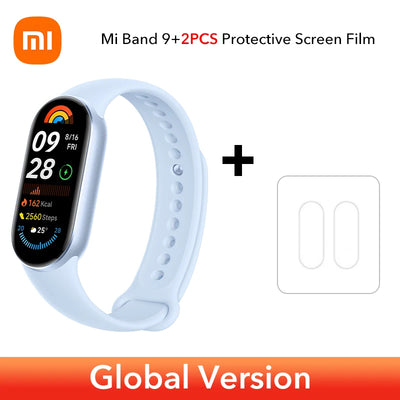 الإصدار العالمي من سوار Xiaomi Smart Band 9 مع أكثر من 150 وضعًا رياضيًا وشاشة AMOLED مقاس 1.62 بوصة وإطار معدني ملون ومراقبة الأكسجين في الدم طوال اليوم