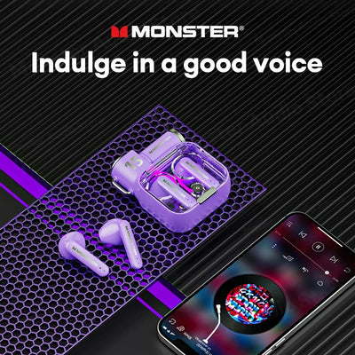 Original Monster XKT15 Bluetooth V5.3 Headphones Wireless HIFI Sound Earphones Long Standby Low Latency Gaming Headset