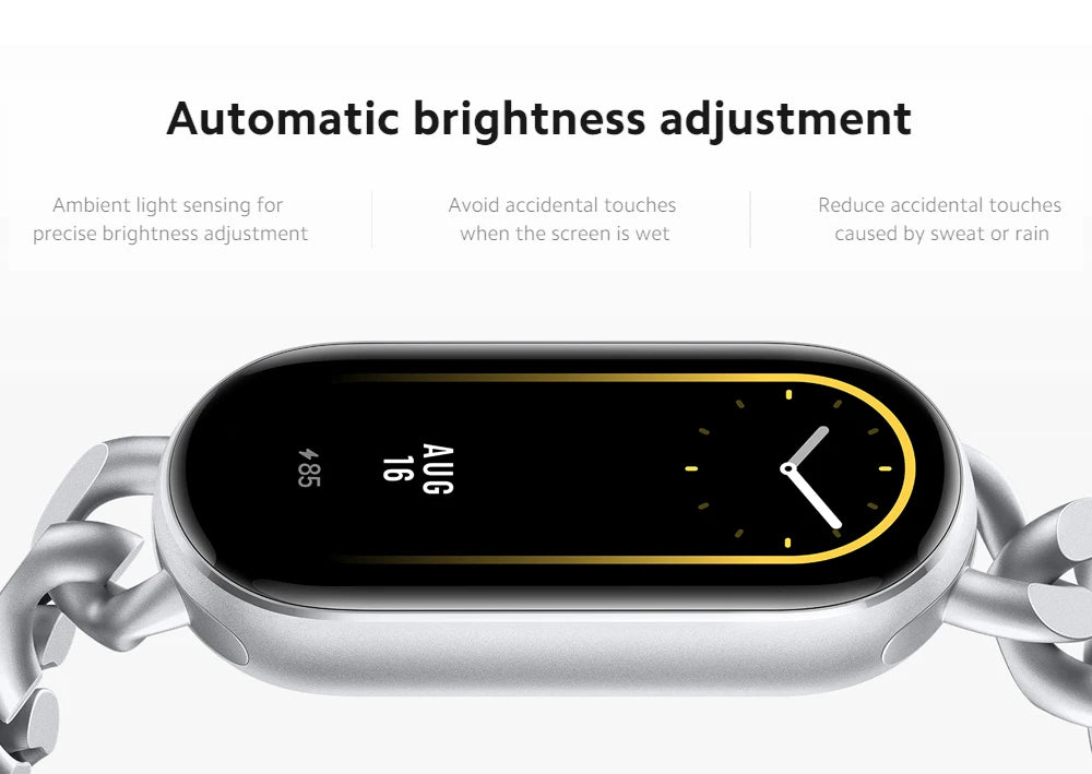 الإصدار العالمي من سوار Xiaomi Smart Band 9 مع أكثر من 150 وضعًا رياضيًا وشاشة AMOLED مقاس 1.62 بوصة وإطار معدني ملون ومراقبة الأكسجين في الدم طوال اليوم