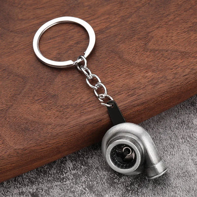 Creative Gear Head Keychain Speed Gearbox Keyring for Car Key Turbo Hub Brake Disc Pendant Shock Absorber Keys New Wholesale