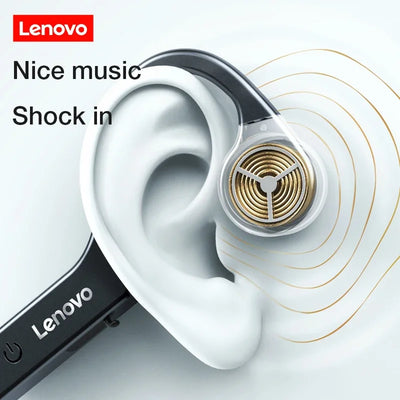 Original Lenovo X4 Bone Conduction Wireless Bluetooth Earphone IPX5 Waterproof Sport Headphone HD Call Touch Headset With Mic