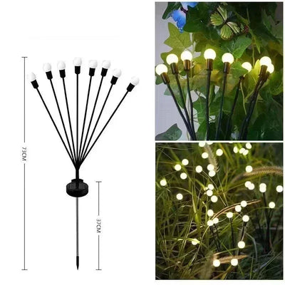 Solar Garden Lights - Solar Swaying Light, Solar Outdoor Lights, Solar Garden Decorative Lights Yard Patio Pathway Decoration