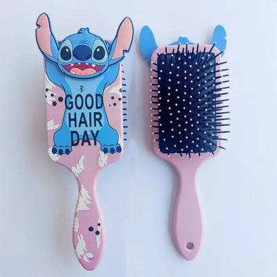 Miniso Disney Animation Lilo & Stitch Comb Series Cartoon Stitch Peripheral Air Cushion Massage Comb Children Girl Student Comb