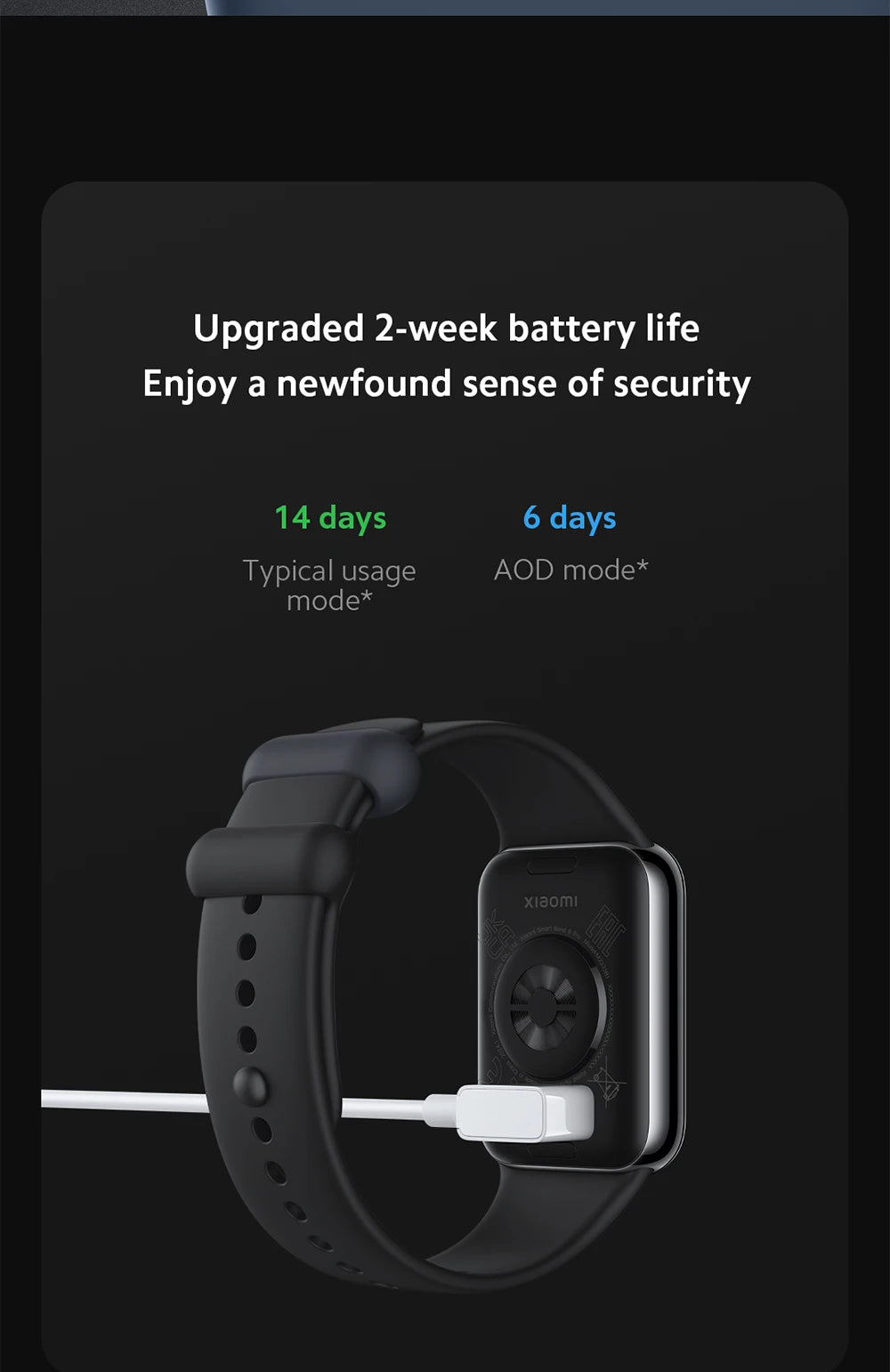 الإصدار العالمي الجديد من سوار Xiaomi Smart Band 8 Pro بشاشة AMOLED مقاس 1.74 بوصة وعمر بطارية يصل إلى 14 يومًا 5ATM مقاوم للماء