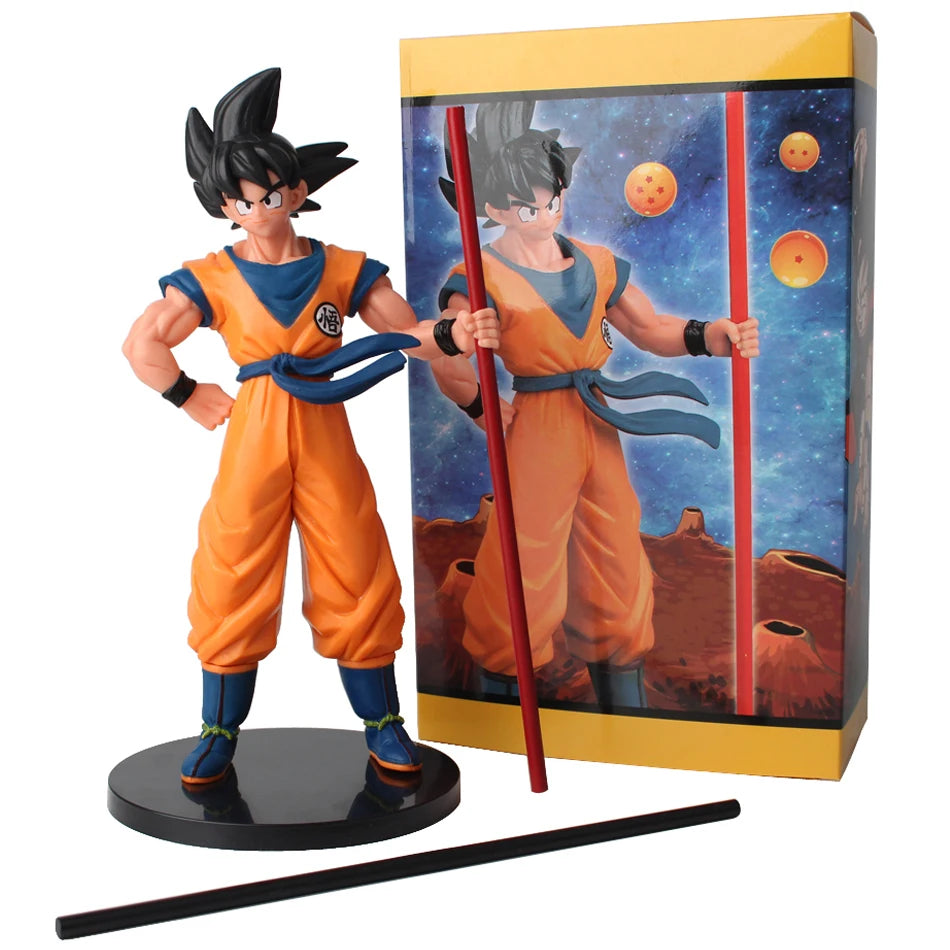 Dragon Ball Son Goku Super Saiyan Anime Character Action Doll Model Gift Collection Doll Anime Peripherals