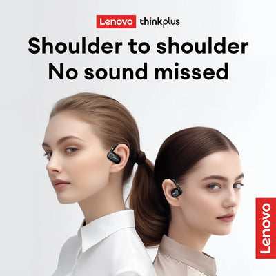 New Lenovo LP81 OWS Wireless Bluetooth V5.4 Headset 24H Ultra Long Battery Life Game Earbuds HiFi Sound Sports Headset With Mic