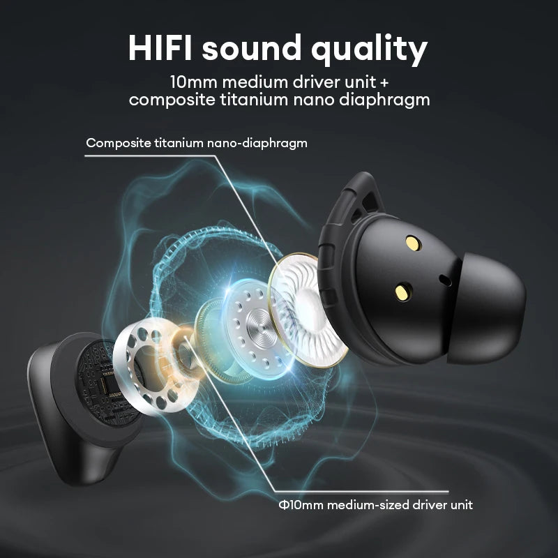 Monster N-LITE 206 Ture Wireless Bluetooth V5.4 Headphones IP5X Waterproof Sport Earbuds HIFI Stereo Sound Low Latency Earphone