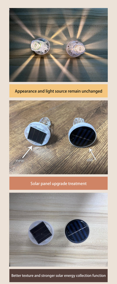 Outdoor solar lawn lights, landscape passage lights, waterproof warm white, decorating courtyards、gardens