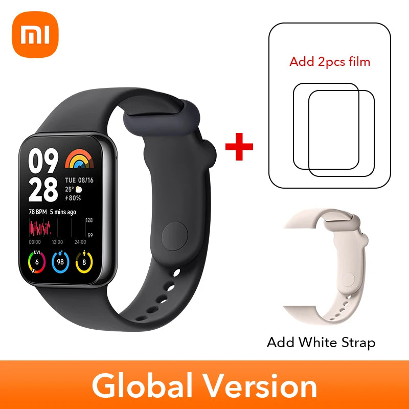 New world Premiere Global Version Xiaomi Smart Band 8 Pro 1.74”AMOLED display Built-in Up to 14-day battery life 5ATM Water