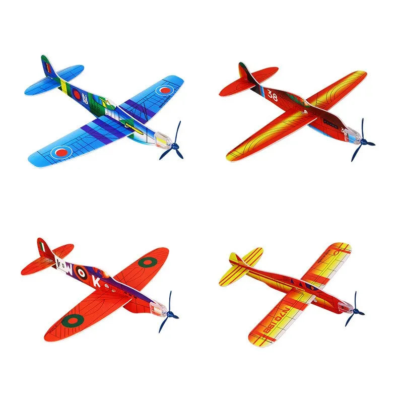 Hot Sale 10Pcsd Foam Outdoor Hand Aircraft Aviation Model Thrown Glider