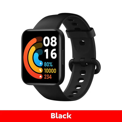 النسخة العالمية من POCO Watch شاشة AMOLED مقاس 1.6 بوصة بطارية تدوم 14 يومًا GPS ساعة وجه ساعة ذكية تعمل دائمًا مع مراقبة الأكسجين في الدم