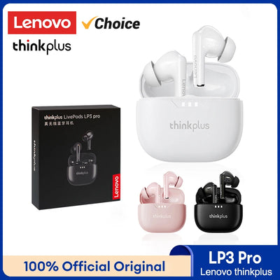 Lenovo LP3 Pro Wireless Bluetooth Earbuds HIFI Sound Dual Mode Headphones AAC Audio Decoding HD Call Long Endurance Earphones