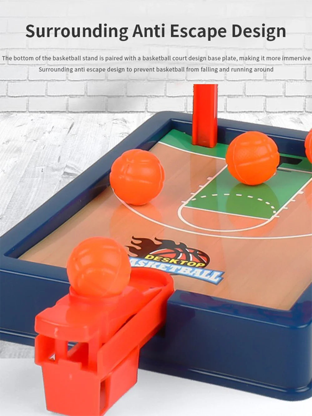 Mini basketball machine desktop portable travel or office game set, suitable for indoor or outdoor use. Fun toys Christmas gifts