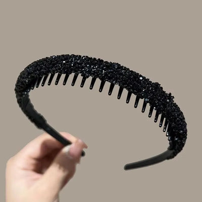 1/4 Girls Hair Accessories Black Toothed Hair Clips for Broken Hair