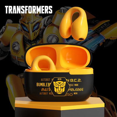 Transformers TF-T05 Earphones Bluetooth 5.3 Ear Clip Wireless Headphones Touch Control Earbuds Gaming Earphone Long Battery New