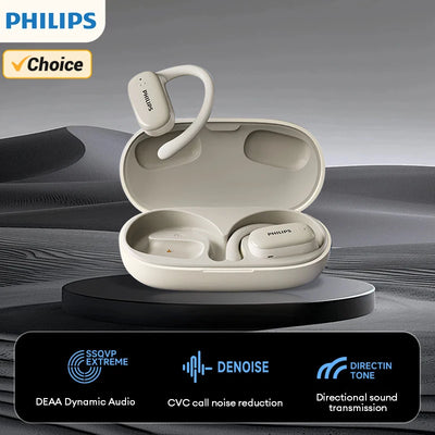 سماعات أذن ستيريو لاسلكية TAT3708 أصلية من Philips مزودة بخاصية البلوتوث وسماعات أذن رياضية طويلة الأمد ومقاومة للماء