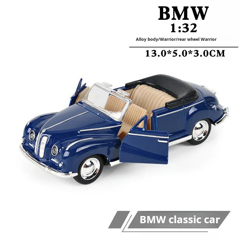 1:32 Alloy Classic Car Model Childrens Toy Car Ornaments Pull-Back Car Model Boy Toy Die-Cast Educational Toy