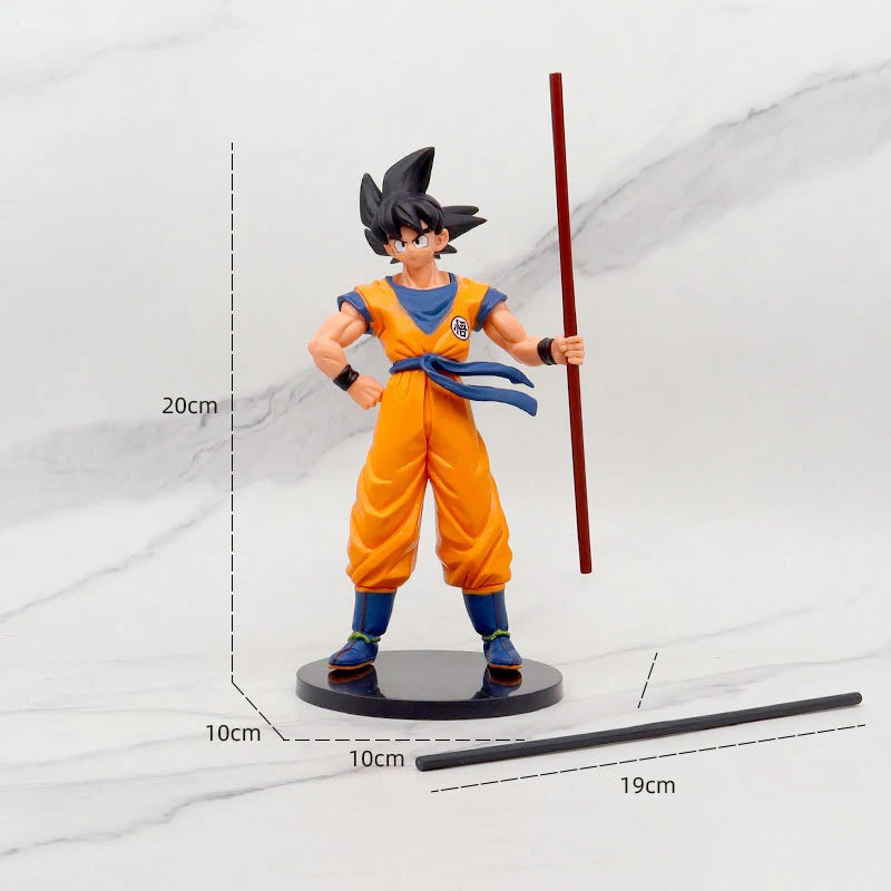 Dragon Ball Son Goku Super Saiyan Anime Character Action Doll Model Gift Collection Doll Anime Peripherals