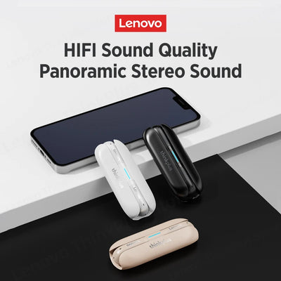 Original Lenovo TW60 TWS Bluetooth Headset 5.3 HiFi Sound Low Latency Earbuds Noise Reduction Gaming Sport Headphones