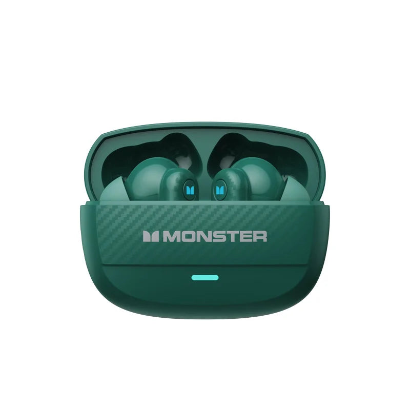 Monster XKT19 Wireless Headphones Bluetooth 5.4 Long Endurance Noise Reduction Earphones HIFI Surround Sound Game Music Earburds