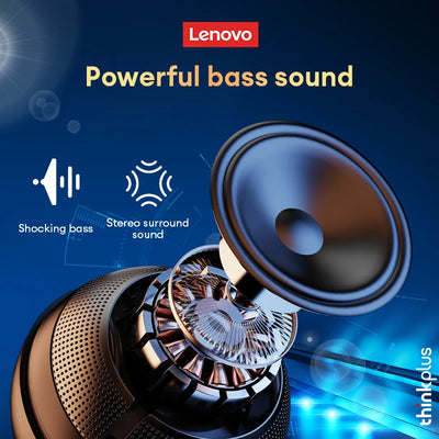 Origina Lenovo TS5 Bluetooth 5.3 Speaker Subwoofer Portable Player surround sound Speaker Outdoor Long Endurance Loudspeaker New