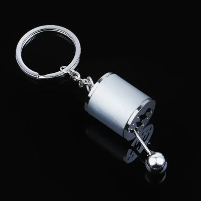 Creative Metal Car Accessories Keychain Zinc Alloy Turbo Gearbox Hub Brake Disc Pendant KeyRing for Men's Dad Birthday Gift