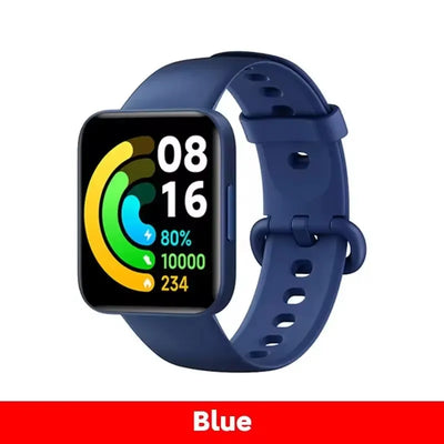 النسخة العالمية من POCO Watch شاشة AMOLED مقاس 1.6 بوصة بطارية تدوم 14 يومًا GPS ساعة وجه ساعة ذكية تعمل دائمًا مع مراقبة الأكسجين في الدم