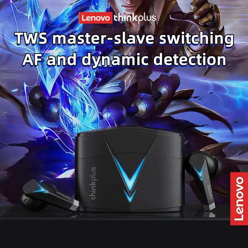 100% Original Lenovo LP6 TWS Wireless Buletooth Sport Headphone Low Latency Game Earphone HiFi Sound Music Touch Earbuds Choice